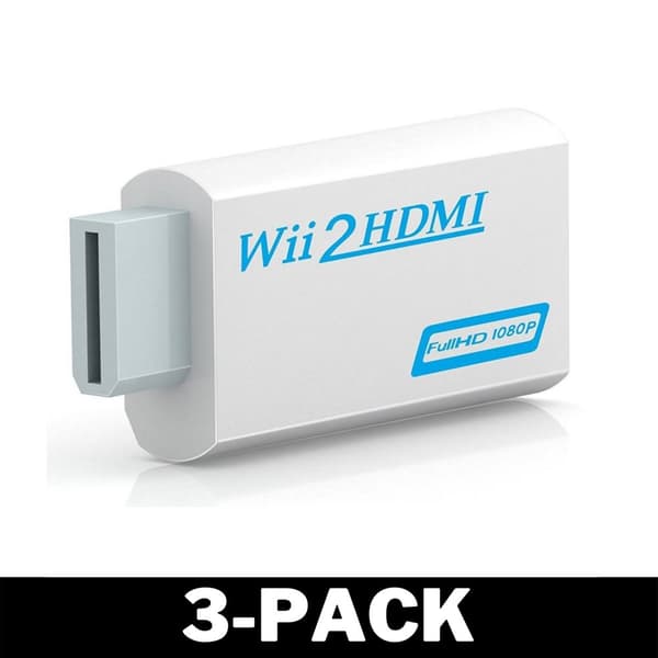Wii – HDMI-sovitin 3-Pack