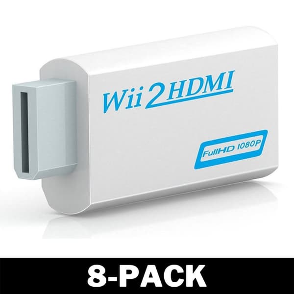 Wii till HDMI-adapter, 1080p Full-HD Kompatibel med Nintendo