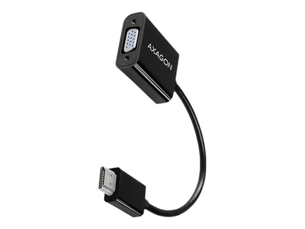 AXAGON - Video adapter - HDMI hann til HD-15 (VGA) hunn - 17 cm - 1920 x 1200 (WUXGA)-støtte, aktiv omformer