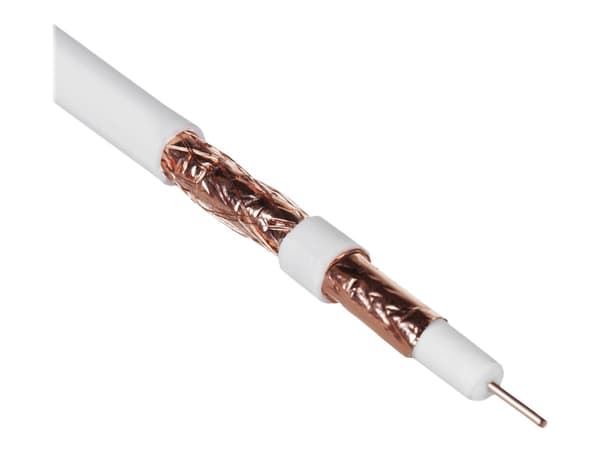 Maclean MCTV-471, 50 m, RG-6/U, Hvid