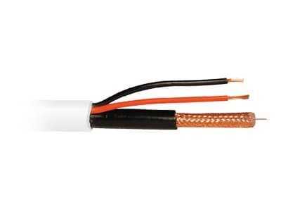 Security-Center Video-Kombi-Kabel - Strøm/video-kabel - uisolert tråd til uisolert tråd - 250 m - koaksial