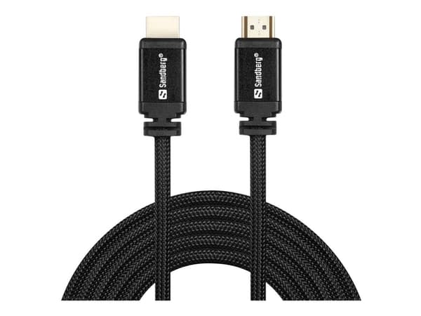 Sandberg HDMI 2.0 19M-19M, 10m HDMI-kabel HDMI Type A (Standard) Sort