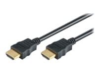 M-CAB High Speed - HDMI-kabel - HDMI hann til HDMI hann - 3 m - svart - 4K-støtte