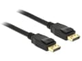 Miniatyrbild 3 av 5: Delock - DisplayPort-kabel - DisplayPort (hane) till DisplayPort (hane) - 2 m - sprintlåsning - svart