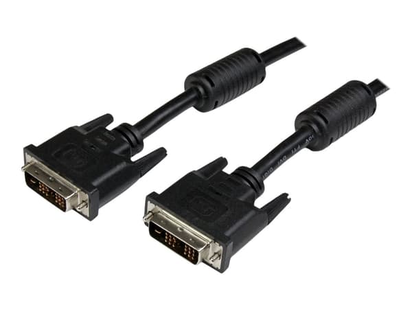 StarTech.com 3m DVI-D M/M DVI-kabel Sort