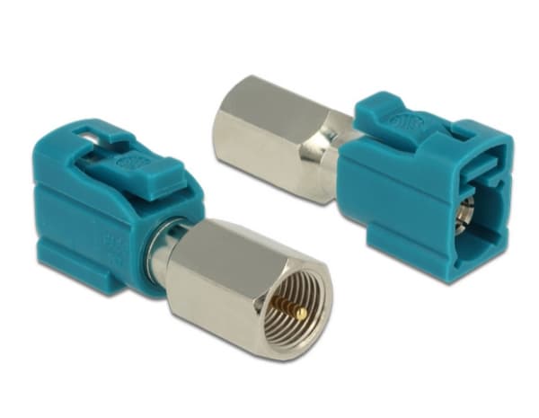 Delock - RF-adapter - FME plugg til FAKRA Z-kobling hunn - vannblå