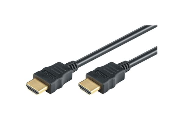 M-CAB High Speed - HDMI-kabel - HDMI hann til HDMI hann - 2 m - svart - 4K-støtte