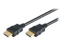 M-CAB High Speed - HDMI-kabel - HDMI hann til HDMI hann - 2 m - svart - 4K-støtte