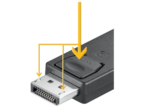 Goobay HDMI DisplayPort Adapter, DisplayPort, HDMI, Sort