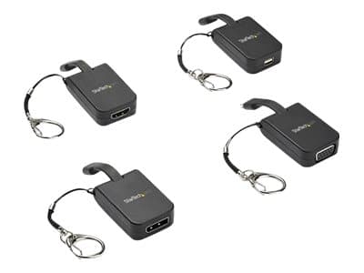 StarTech.com Compact USB C to HDMI Adapter, 4K 30Hz USB Type-C to HDMI 1.4 Video Display Converter with Keychain Ring, USB-C DP Alt Mode to HDMI Moni