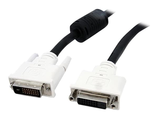 StarTech.com DVIDDMF2M, 2 m, DVI-D, DVI-D, Uros, Naaras, Musta, Valkoinen