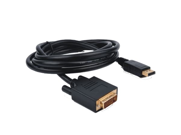M-CAB - Skjermkabel - DisplayPort (hann) til DVI-D (hann) - 2 m - svart