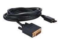 M-CAB - Skjermkabel - DisplayPort (hann) til DVI-D (hann) - 2 m - svart