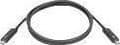 Miniatyrbilde 4 av 4: Lenovo - Thunderbolt kabel (han) (han) - Thunderbolt 3 - 0,7 m - sort - CRU