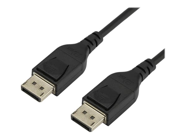 StarTech.com 1 m VESA-certifierad DisplayPort 1.4-kabel - 8K 60Hz HBR3 HDR - 91 cm Super UHD DisplayPort till DisplayPort-skärmsladd - Ultra HD 4K 12