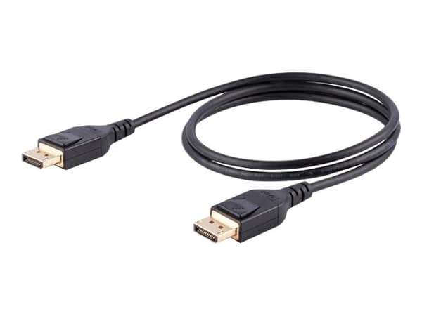 StarTech.com 1 m VESA-certifierad DisplayPort 1.4-kabel - 8K 60Hz HBR3 HDR - 91 cm Super UHD DisplayPort till DisplayPort-skärmsladd - Ultra HD 4K 12