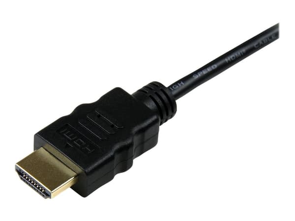 StarTech.com 1m High Speed HDMI Cable with Ethernet HDMI to HDMI Micro - HDMI-kabel med Ethernet - HDMI hane till 19 pin micro HDMI Type D hane - 1 m