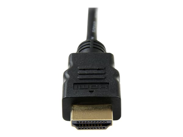 StarTech.com 1m High Speed HDMI Cable with Ethernet HDMI to HDMI Micro - HDMI-kabel med Ethernet - HDMI hane till 19 pin micro HDMI Type D hane - 1 m