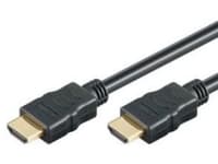 M-CAB - HDMI-kabel med Ethernet - HDMI hann til HDMI hann - 1 m - svart