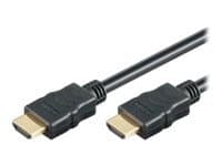 M-CAB - HDMI-kabel med Ethernet - HDMI hann til HDMI hann - 1 m - svart