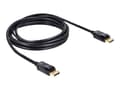 Pikkukuva 1 / 5: DeLOCK Cable Displayport 3m male - male Gold, 3 m, Musta, Uros/uros