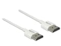 Pikkukuva 2 / 5: DeLOCK 85126, 1,5 m, HDMI-tyyppi A (vakio), HDMI-tyyppi A (vakio), 3840 x 2160 pikseliä, 3D, Valkoinen