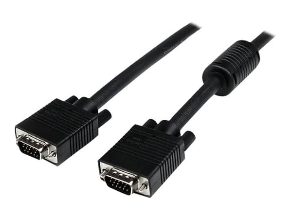 StarTech.com 25m Coax High Resolution Monitor VGA Cable HD15 M/M - VGA-kabel - HD-15 (VGA) (hann) til HD-15 (VGA) (hann) - 25 m - formstøpt - svart