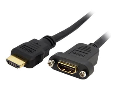 StarTech.com 91 cm standard HDMI-kabel för panelmontering - F/M