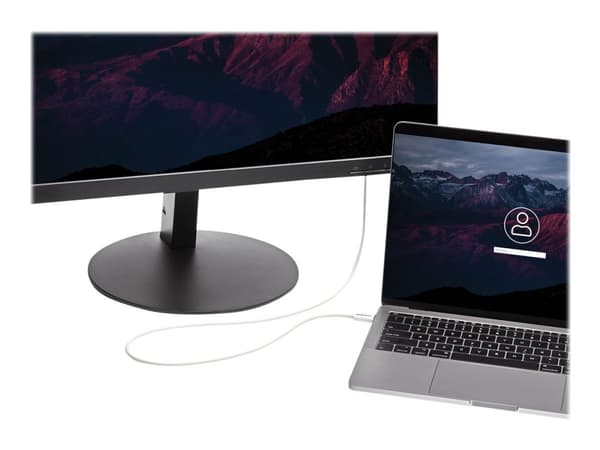 StarTech.com 6.6ft (2m) Thunderbolt 3 Cable, 20Gbps, 100W PD, 4K Video, Thunderbolt-Certified, Compatible w/ TB4/USB 3.2/DisplayPort - Thunderbolt-ka