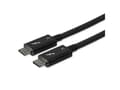 Miniatyrbild 1 av 5: StarTech.com 2.6ft (80cm) Thunderbolt 3 Cable, 40Gbps, 100W PD, 4K/5K Video, Thunderbolt-Certified, Compatible w/ TB4/USB 3.2/DisplayPort - Thunderbo