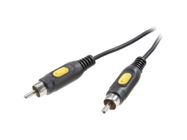 SpeaKa Professional SP-7869860, RCA, Hankjønn, RCA, Hankjønn, 10 m, Svart