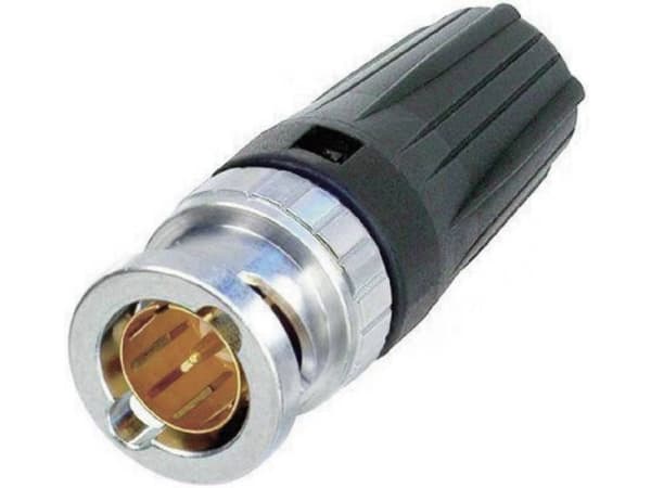 Neutrik NBNC75BJP9, BNC, BNC, Hanstik, 75 ohm (O), 5000 mO, 30 N