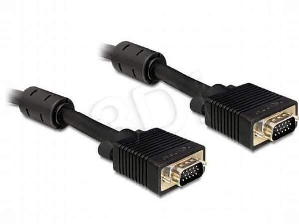 Delock - VGA-kabel - HD-15 (VGA) (hann) til HD-15 (VGA) (hann) - 2 m