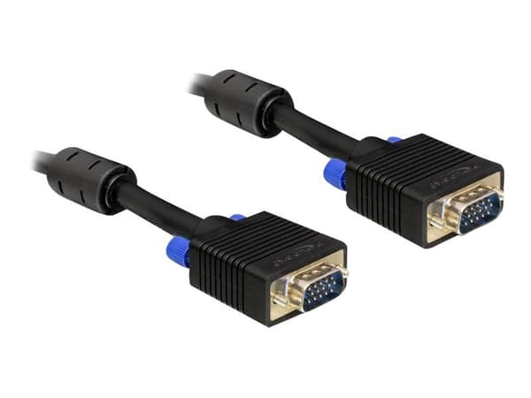 Delock - VGA-kabel - HD-15 (VGA) (hann) til HD-15 (VGA) (hann) - 2 m