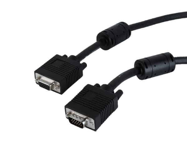 Cablexpert Premium - VGA-forlengelseskabel - HD-15 (VGA) (hunn) til HD-15 (VGA) (hann) - 3 m - formstøpt, tommelskruer - svart