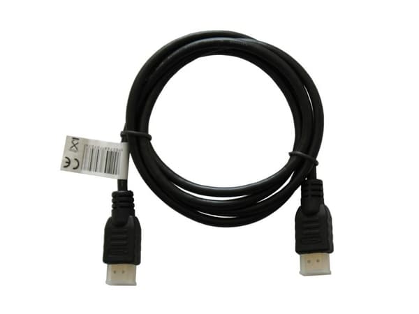 SAVIO CL-37 - HDMI-kabel med Ethernet - HDMI hane till HDMI hane - 1 m - skärmad - svart - stöd för 4K