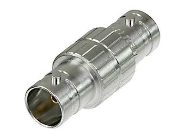 Neutrik NBB75FA, BNC, BNC, Honkoppling, 75 O, mässing, Polytetrafluoreten (PTFE)