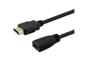 Miniatyrbild 3 av 5: SAVIO CL-132 - Hög hastighet - HDMI-förlängningskabel med Ethernet - HDMI hane till HDMI hona - 1 m - skärmad - svart - stöd för 4K