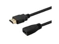 Miniatyrbild 5 av 5: SAVIO CL-132 - Hög hastighet - HDMI-förlängningskabel med Ethernet - HDMI hane till HDMI hona - 1 m - skärmad - svart - stöd för 4K