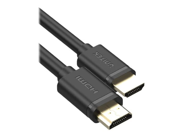 Unitek Y-C136M - HDMI-kabel - HDMI hann til HDMI hann - 1 m - svart - 4K-støtte