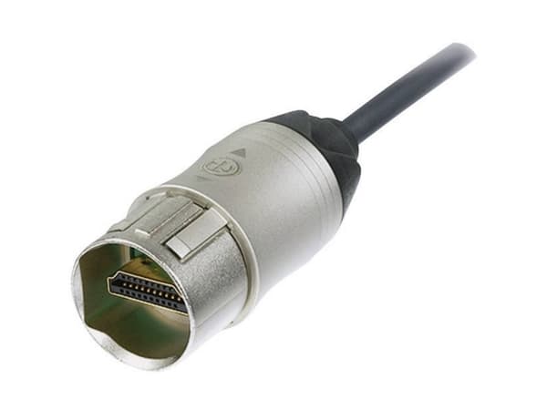 Neutrik HDMI Tilslutningskabel HDMI-A-stik, HDMI-A-stik 5.00 m Nikkel NKHDMI-5 kan monteres HDMI-kabel