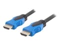 Miniatyrbilde 1 av 5: Lanberg - Premium High Speed - HDMI-kabel med Ethernet - HDMI hann til HDMI hann - 3 m - svart - 4K-støtte