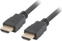Lanberg - Hög hastighet - HDMI-kabel med Ethernet - HDMI hane till HDMI hane - 1.8 m - svart - stöd för 4K