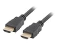 Miniatyrbild 1 av 5: Lanberg - Hög hastighet - HDMI-kabel med Ethernet - HDMI hane till HDMI hane - 1.8 m - svart - stöd för 4K