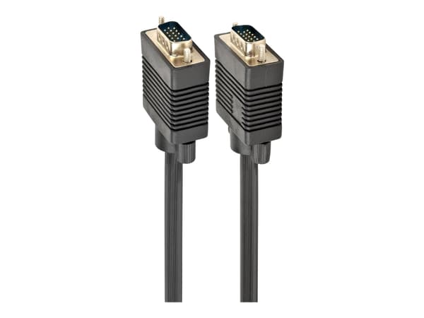 Cablexpert Premium CC-PPVGA-6B - VGA-kabel - HD-15 (VGA) (hann) til HD-15 (VGA) (hann) - 1.83 m - formstøpt, tommelskruer - svart