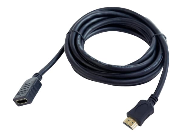 Gembird CC-HDMI4X - HDMI-forlengelseskabel med Ethernet - HDMI hann til HDMI hunn - 50 cm