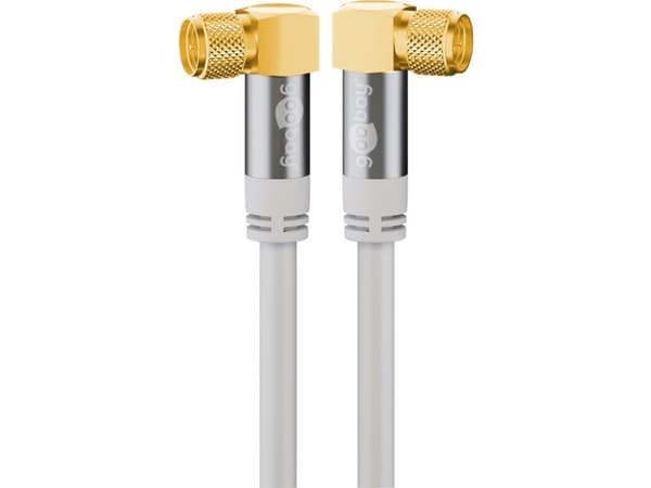 Goobay 70483, 2 m, F, F, Hvit