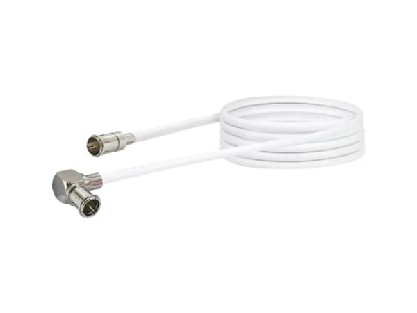 Schwaiger antennetilkoblingskabel [1x F-Quick-plugg - 1x Mini-Dat-plugg] 1,50 m 90 dB