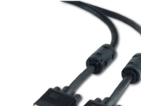 Cablexpert Premium CC-PPVGAX-6B - VGA-kabel - HD-15 (VGA) (hona) till HD-15 (VGA) (hane) - 1.8 m - formpressad, tumskruvar - svart
