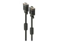 Miniatyrbild 1 av 5: Cablexpert Premium CC-PPVGAX-6B - VGA-kabel - HD-15 (VGA) (hona) till HD-15 (VGA) (hane) - 1.8 m - formpressad, tumskruvar - svart